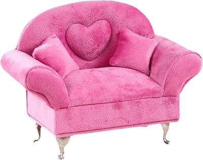 Sofa Sieraden Doos - Fluwelen Opberger - Sieraden Beschermen - Stoffen Sofa Vorm - 21x14.5x14.5 cm - Stijl 2