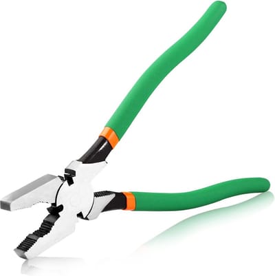 Schermtangen Ketting Link - Hek Tang - Draad Spannen - Hoge Hefboomwerking - 11.5 Inch - Groen