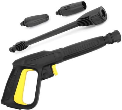 geschikt voor Kärcher hogedrukspuit + Kärcher stang + turbinekop + ventilatorkop, geschikt voor het Kärcher K3 K4 K5 K6 K7 slangsnelkoppelingssysteem.-Belle's product