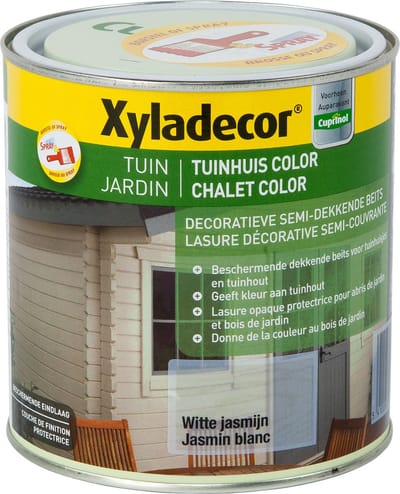 Xyladecor - Tuinhuis Color - Witte Jasmijn - 1 L