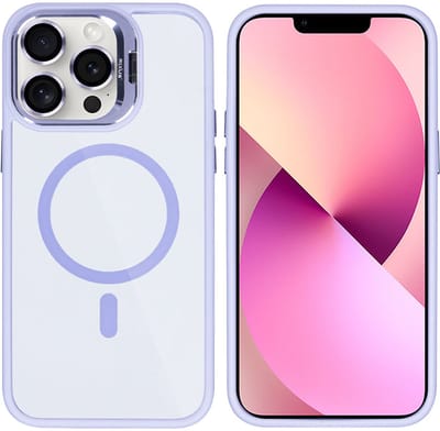Rixus Classic 03 Case With MagSafe For Apple iPhone 12 Pro Max Light Purple