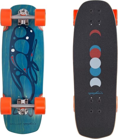 Cruiser Longboard - Mini Skateboard - Stadsvervoer - Flexibel Bamboe Dek - 27.75 Inch - Moby
