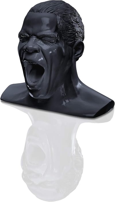 Hoofdtelefoon Standaard - Ophangrek - Veilige Opslag - Handgemaakt Uniek Design - 33x33x24 cm - Zwart