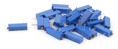 Variabele Weerstanden - Trimpotentiometers Set - Elektronica Instellen - Meerdere Omwentelingen - 25 Stuks - Blauw
