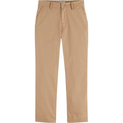 Scotch & Soda Boys Classic Loose-tapered Chino Sand Taglia: 6 | Pantaloni Outlet | kids | Marrone