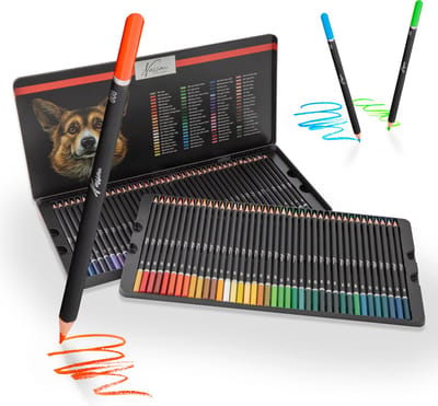 Kleurpotloden voor Volwassenen 80pcs Kleurpotloden Set - Tekenset Professionele Kleurpotloden - Tekenen & Kleuren - Kleurboeken