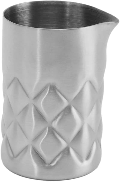 Dailygoods- Cocktailglas Duurzaam - Roestvrij Staal - Antischok - Vaatwasmachinebestendig - Glanzende Afwerking - Voor Feesten - Mixglas