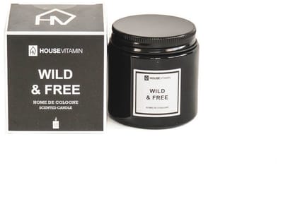 Housevitamin - Geurkaars - Geparfumeerde was - 100gr - Wild en gratis