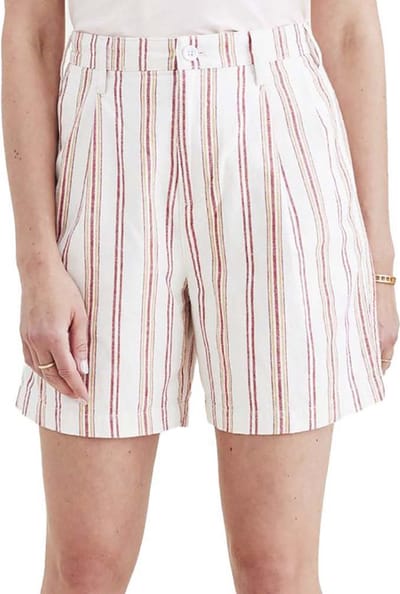 Dockers Pleated Original Korte Broek Beige 27 Vrouw