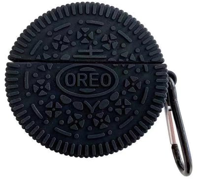 okido - Hoesje geschikt voor Airpods 4 - Oreo siliconen case voor Airpods - Case geschikt voor Apple AirPods 4 - Airpods hoes