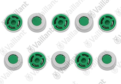 VAILLANT Waterhoeveelheidsbegrenzer, 7 l/min (x10) MAG 11+14-2/0 e.a. Vaillant-nr. , 256625