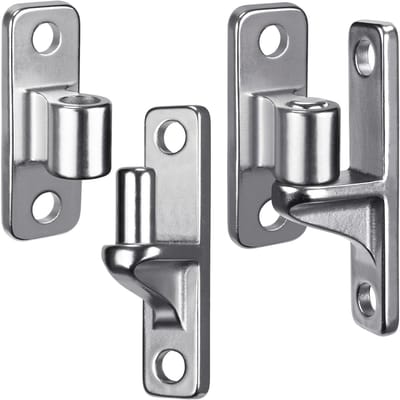 Duurzame poortscharnieren met 16mm pin, 2 stuks, voor houten en betonnen hekken, ideaal voor tuin en boerderijgebruik