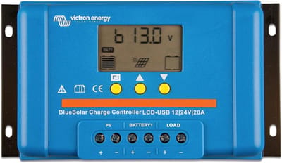 BlueSolar PWM-LCD USB 12/24 Volt 20A Laadregelaar