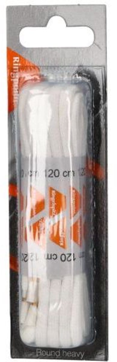 72_120_101  4.5 mm x 120 cm - Rond wit - Schoenveter - Rond Heavy Duty ronde veter 72-120-101