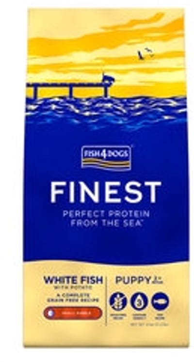 Fish4Dogs Finest Puppy Complete - Witvis Kleine Brok - 1,5 kg