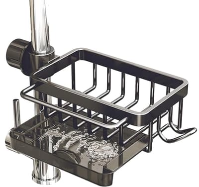 Keuken Mengkraan Organizer - Multifunctionele Afwasborstel Houder met Haak en Afvoer