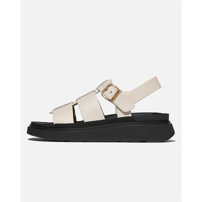 FitFlop GEN-FF Fisherman Dames Sandalen Van Leer In Beige