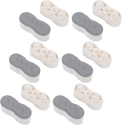 Toiletbril Kussens - Afstandhouders Bufferpads - Badkamer Comfort - Geluidsisolerend Antislip - 6 Sets - Grijs