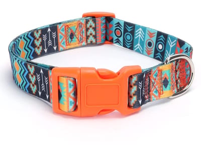 Dailygoods- Hondenhalsband Verstelbaar - Puppyhalsband - Halsband voor Kleine/Middelgrote/Grote Honden - Snelsluiting - Zacht - Breedte 1,5 cm/2,5 cm