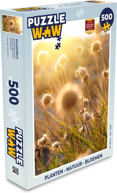 Puzzel Planten - Natuur - Bloemen - Zon - Horizon - Legpuzzel - Puzzel 500 stukjes
