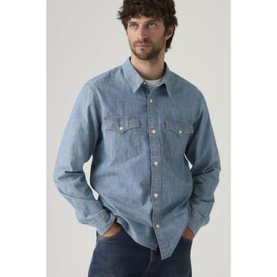 Levi's Relaxed Western Shirt Blue Taglia: M | Camicie Casual Outlet | Uomo | Blu