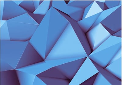 Fotobehangkoning - Behang - Vliesbehang - Fotobehang Blauwe 3D Muur - Royal blue - 150 x 105 cm