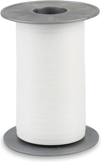 Krullint Glitter Wit – Cadeaulint - 10mm