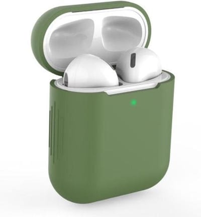 Gadgetpoint - Oordopjes Beschermhoesjes - Performance Case - Accessoires geschikt voor Apple Airpods - Groen