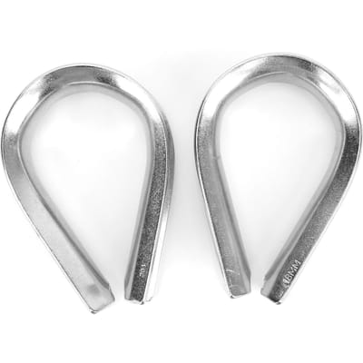 18MM RVS Marine Draadkabelklem Kabel Beschermring Vingerhoeden Klemmen