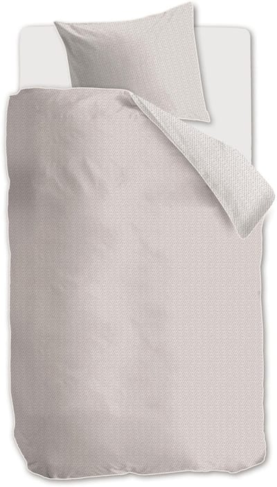 Riviera Maison Bambu dekbedovertrek - Eenpersoons - 140x200/220 - Zacht Roze