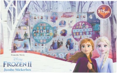 Jumbo stickerbox Disney FrozenII met 575 stickers - 14 stickervellen - Tekenfilm stickertjes