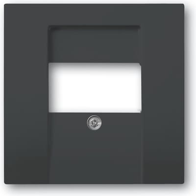 Busch Jaeger Future Linear afdekplaat multimedia MAT Zwart 1766-885