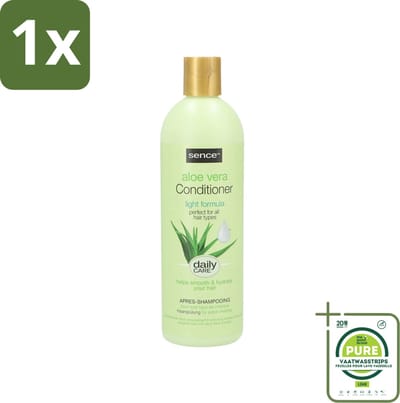 1 x Sence - Aloë Vera - Conditioner - Hydraterend - 400 ml - Aloë Vera Conditioner - Droog Haar Conditioner - Beschadigd Haar Conditioner - Haar Herstel - Haar Hydrateren