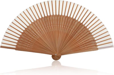 Handwaaier bamboe vintage opvouwbare houten waaier dames bruiloft klein draagbaar en robuust oosterse vouwwaaier voor optredens dans party geschenken doe-het-zelf decoratie huisdecoraties