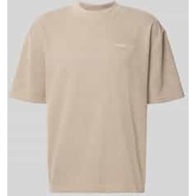Oversized T-shirt met logostitching model 'Lagos'
