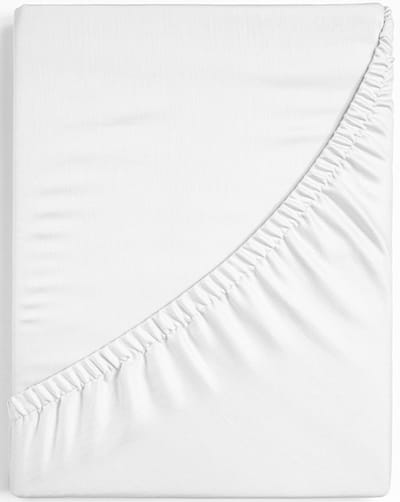 Dreamers Den - Premium Jersey Elestaan - Biologisch Katoen - SPLIT Topper Hoeslaken - Wit - 160x200 cm - 20 cm hoekhoogte