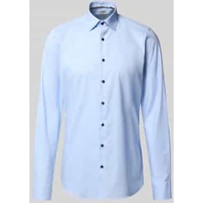 slim fit zakelijk overhemd met extra lange mouw