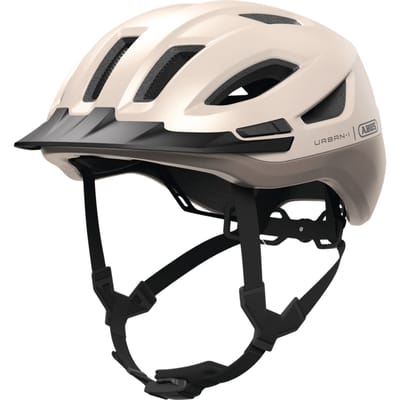 Fietshelm ABUS URBAN-I 4.0 ACE champagne gold M - 54-58 cm - goud - Geschikt voor gebruik op elektrische fietsen - stadsfietsen - 280 g