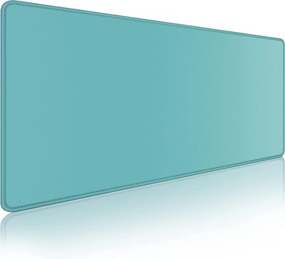 Grote Gaming Muismat, Uitgebreide Desk Pad met Waterdichte en Antislip Onderkant, Ideaal voor Laptop en Kantoor, 60 x 30 cm, Malachietgroen, Perfect voor Gamers en Thuiswerkers