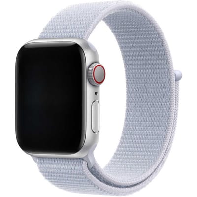 2+1 | Apple Watch Bandje Flyne - Geweven - Nylon - Ochtendblauw
