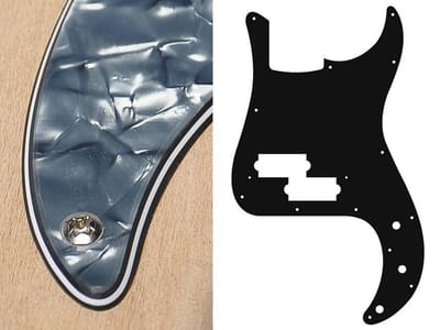 Boston PB-415-PB pickguard, Puncher bass, standard, 4 ply, pearl black