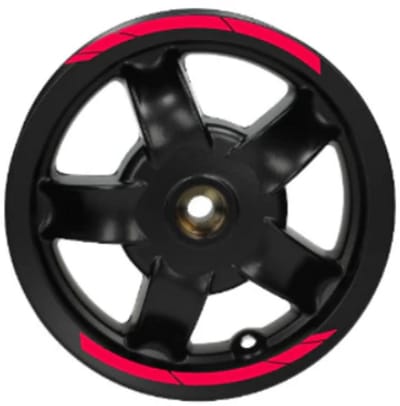 Piaggio Zip Stickerset - Velg Stickers - Fluor Roze