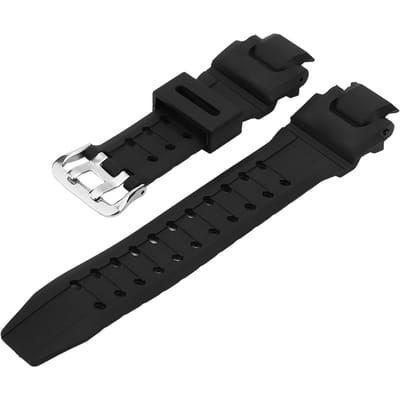 Bracelet de Montre en Cuir PU Couleur Noire Convient pour GA‑1000 1100 GW‑4000 A1100 G‑1400 black