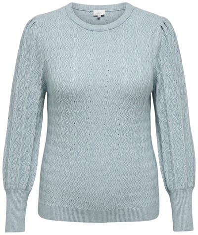 ONLY CARMAKOMA - CARKATIA LS STRUC PUFF O-NECK KNT - Meisjes - Gebreide truien