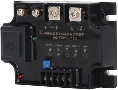 Enkelfasige Spanningsregelaar met LED-Indicator voor Verlichtingssystemen - 220V, 10A, Thyristorchip - Energiezuinige Module met Meerdere Ingangsmodi