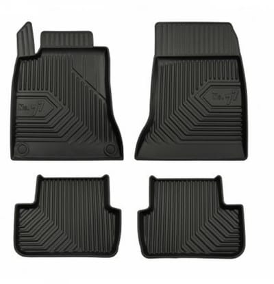 Frogum No.77 Luxe Rubberen Automatten Set - Geschikt voor MERCEDES CLA I (C117 / X117) 2013-2019 - 4-delig - Perfecte Pasvorm - Geurloos TPE - 4 cm Hoge Rand - Zwart