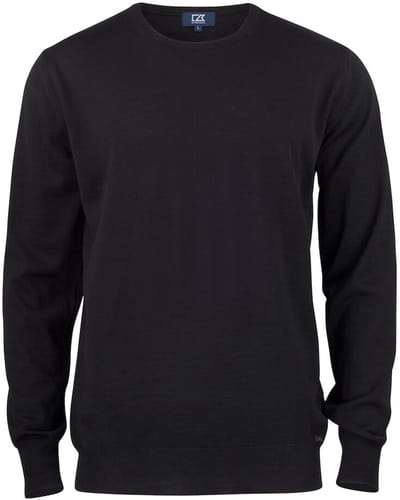 Cutter & Buck Kennewick Crewneck Heren 355406 - Zwart - M