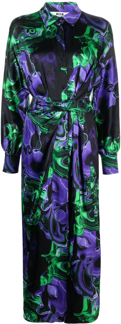 MSGM - lange blouse jurk - maat 34 (IT40)