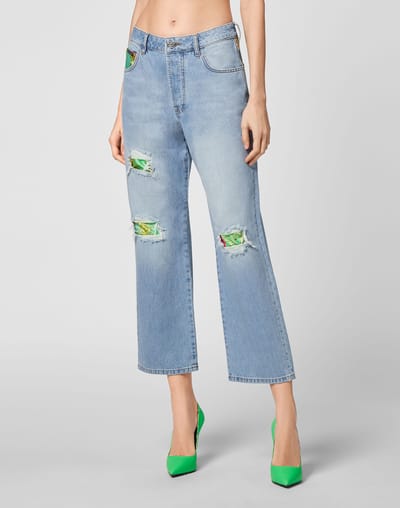 Denim Broek Losjes New Baroque