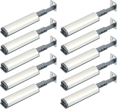 10 Stuks 11.7 cm Magnetische Drukopening Sluitingen, RVS Veerdruk Klap voor Deuren en Kasten